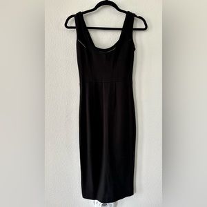 French Connection black bodycon midi dress- gently worn